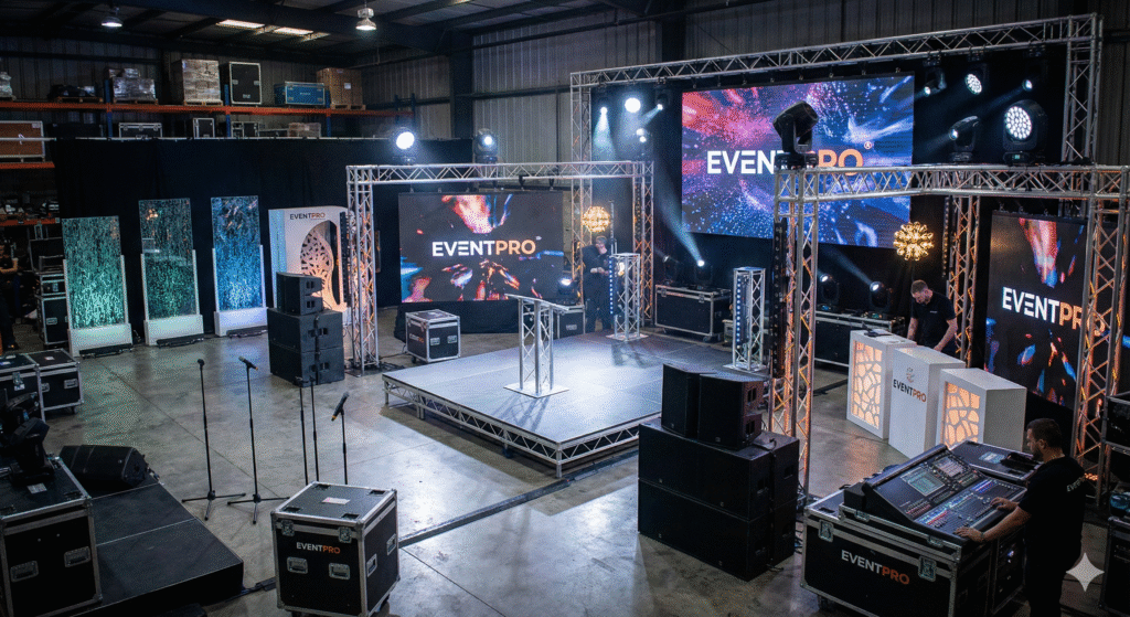 Event avadanlıqlarının icarəsi